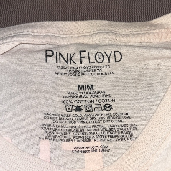 Pink Floyd Animals 1977 Tour Cream T-Shirt - Picture 2 of 3